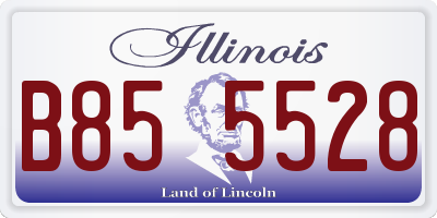 IL license plate B855528