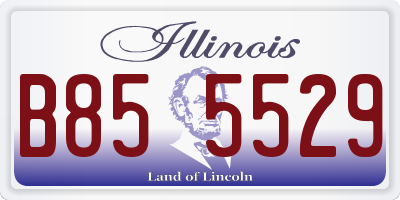 IL license plate B855529