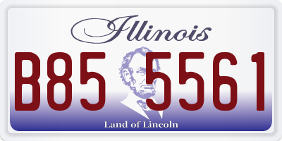 IL license plate B855561