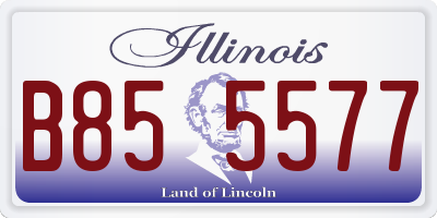 IL license plate B855577