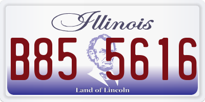 IL license plate B855616
