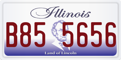 IL license plate B855656