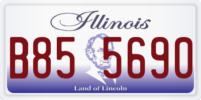 IL license plate B855690