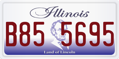 IL license plate B855695