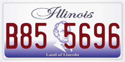 IL license plate B855696