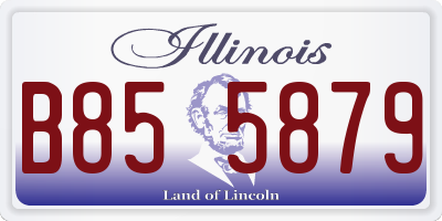 IL license plate B855879