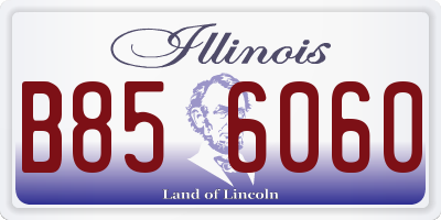 IL license plate B856060