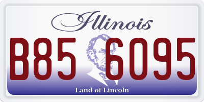 IL license plate B856095