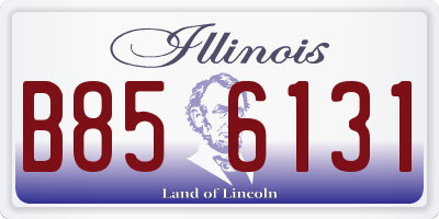 IL license plate B856131