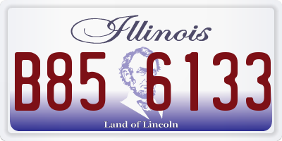 IL license plate B856133