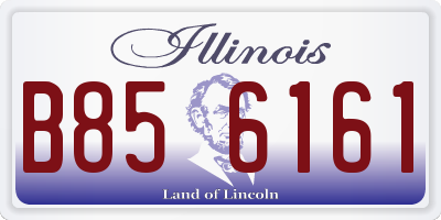 IL license plate B856161