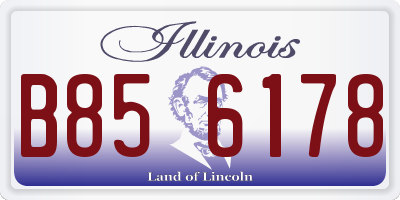 IL license plate B856178
