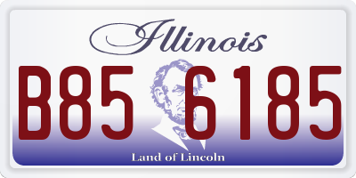IL license plate B856185