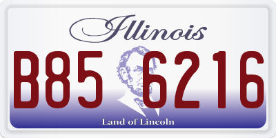 IL license plate B856216