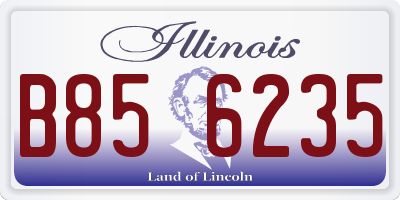 IL license plate B856235