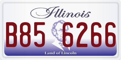 IL license plate B856266