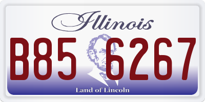 IL license plate B856267