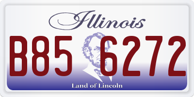 IL license plate B856272