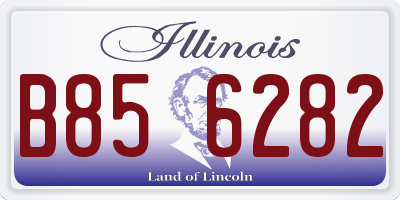 IL license plate B856282