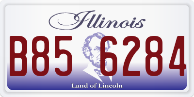 IL license plate B856284