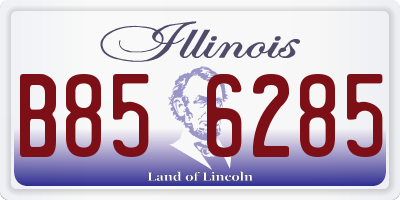IL license plate B856285