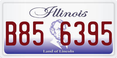 IL license plate B856395