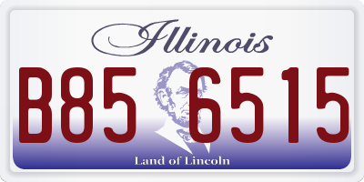 IL license plate B856515