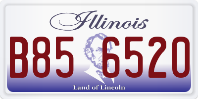 IL license plate B856520
