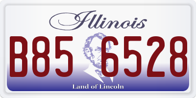 IL license plate B856528