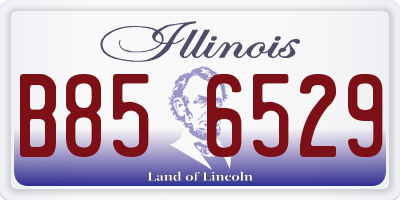 IL license plate B856529