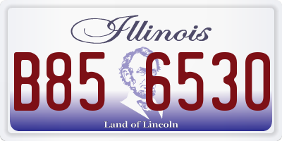 IL license plate B856530