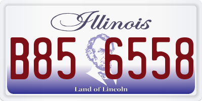 IL license plate B856558