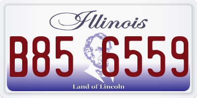 IL license plate B856559