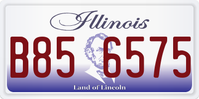 IL license plate B856575