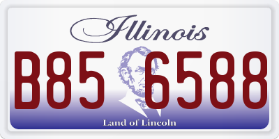 IL license plate B856588