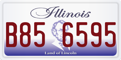 IL license plate B856595
