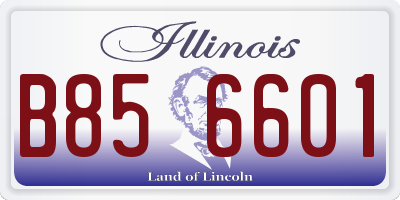 IL license plate B856601
