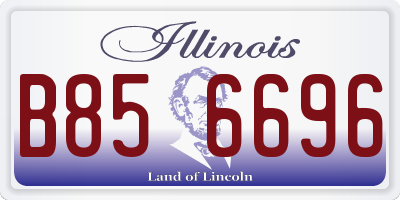 IL license plate B856696