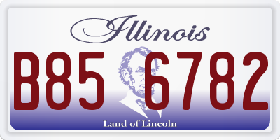 IL license plate B856782