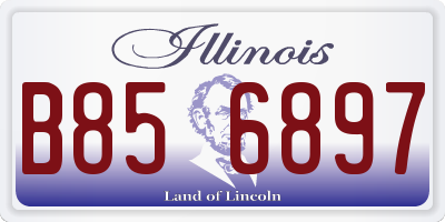 IL license plate B856897
