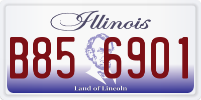 IL license plate B856901