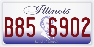 IL license plate B856902