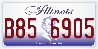 IL license plate B856905