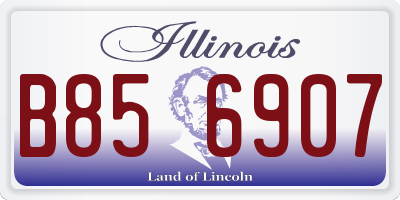 IL license plate B856907