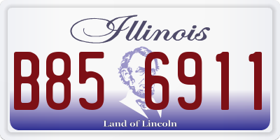 IL license plate B856911