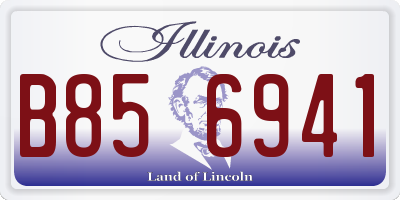 IL license plate B856941