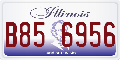 IL license plate B856956
