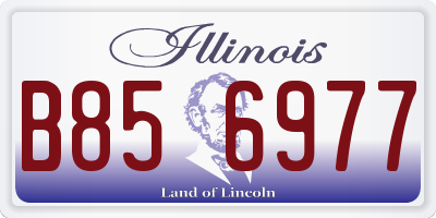 IL license plate B856977