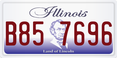 IL license plate B857696