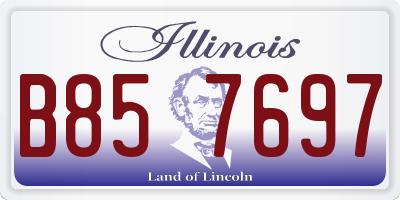 IL license plate B857697